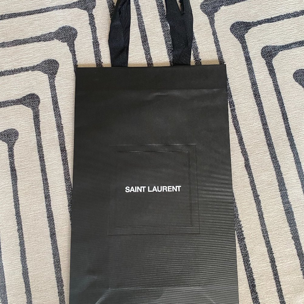 Saint Laurent  Empty Paper Shopping Bag